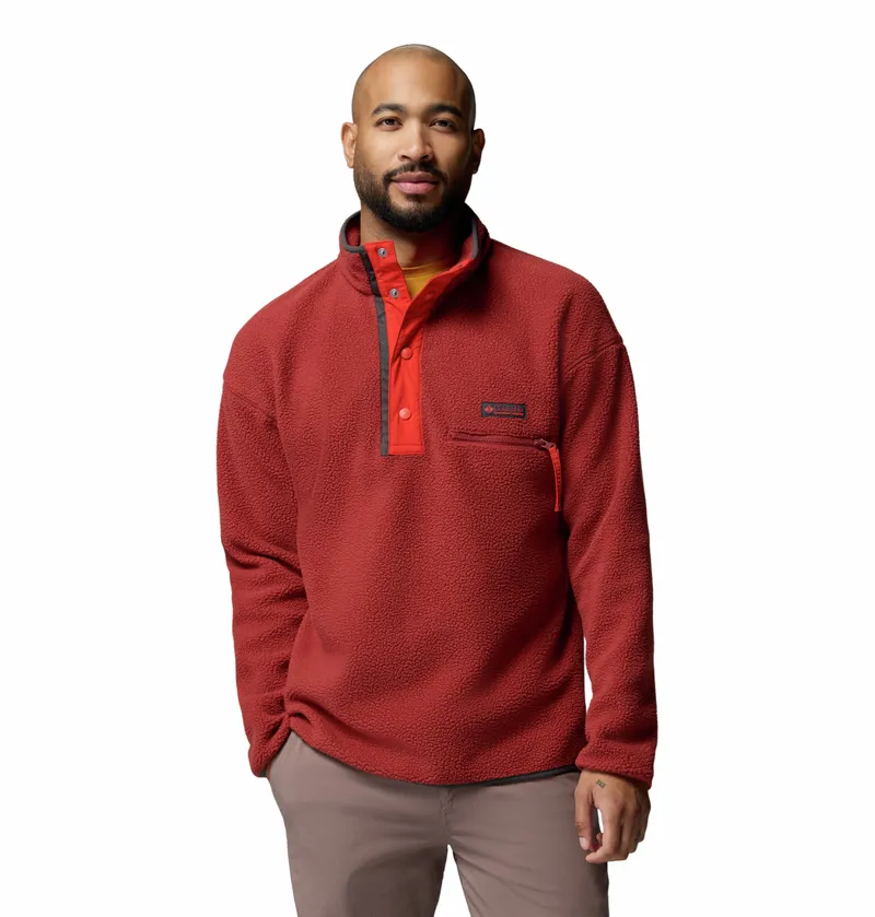Columbia Helvetia II Half Snap Fleece - Red Oxide