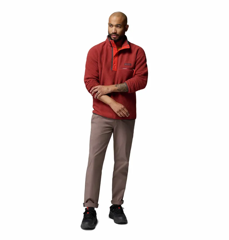 Columbia Helvetia II Half Snap Fleece - Red Oxide-3