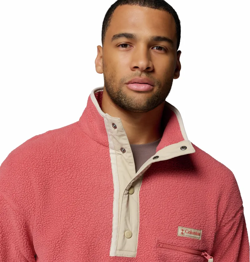 Columbia Helvetia II Half Snap Fleece - Washed Red-4