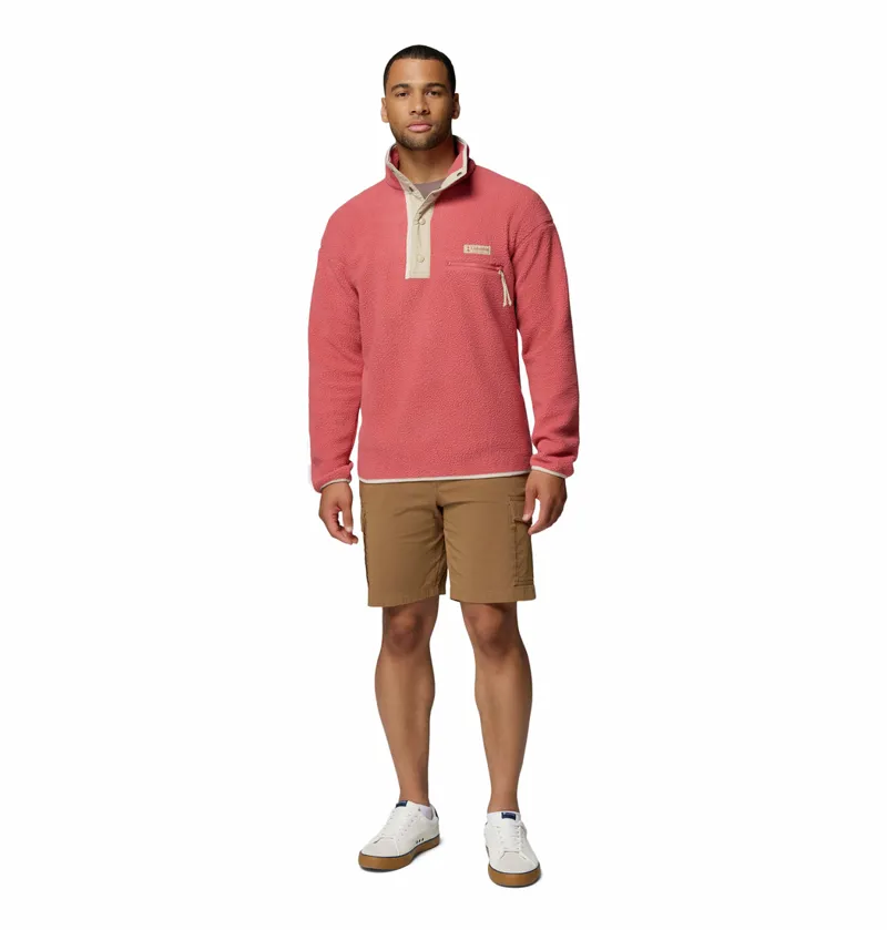 Columbia Helvetia II Half Snap Fleece - Washed Red-3