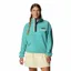 Columbia Women's Helvetia II Cropped Sherpa Half Snap Fleece - Teal