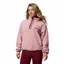 Columbia Women's Helvetia II Cropped Sherpa Half Snap Fleece - Eraser Pink/Rich Wine