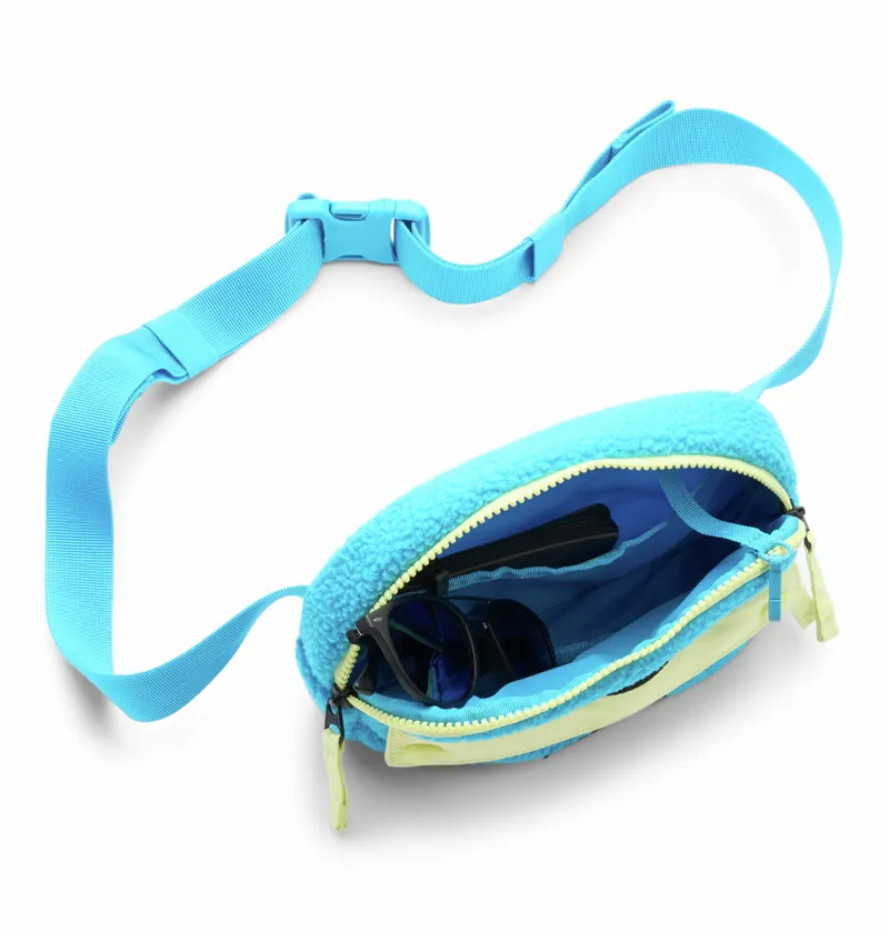 Columbia Helvetia II Sherpa Fleece Hip Pack - Compass Blue/Citron/Black-3