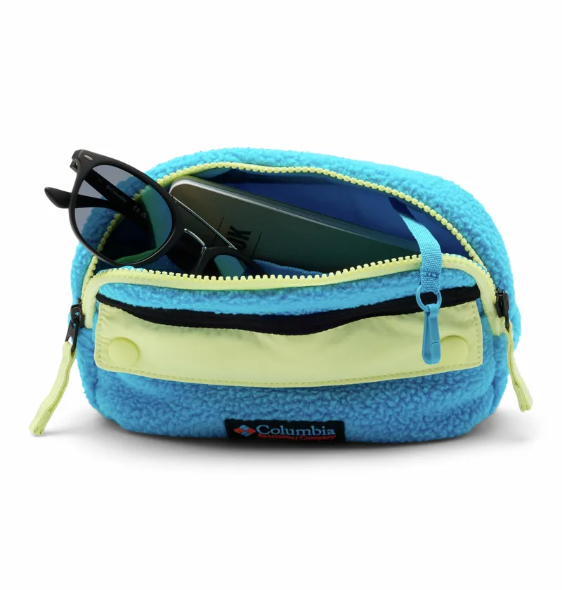 Columbia Helvetia II Sherpa Fleece Hip Pack - Compass Blue/Citron/Black-2