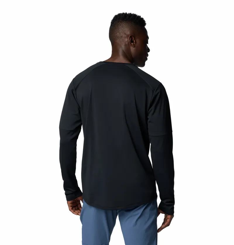 Columbia Men's Tech Knit Long Sleeve Crew - Black-2