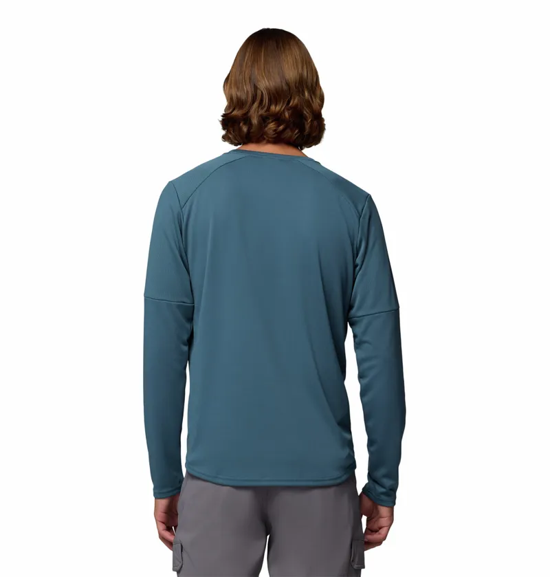 Columbia Men's Tech Knit Long Sleeve Crew - Everblue-1