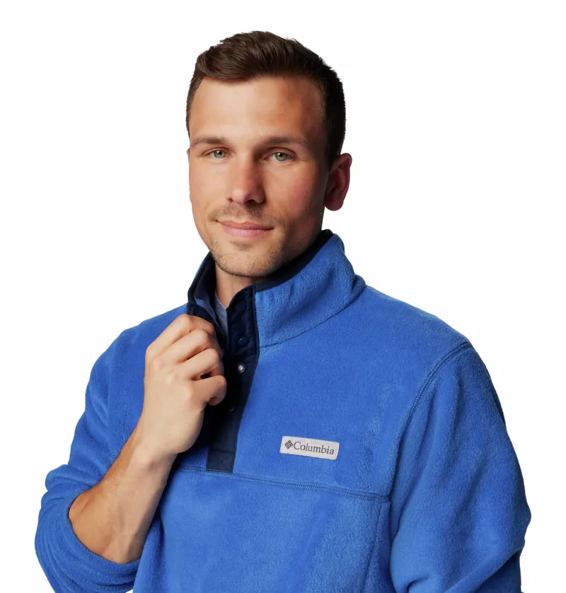 Columbia Men's Steens Mountain II Half Snap Fleece - Mountain Blue/Collegiate Navy-5