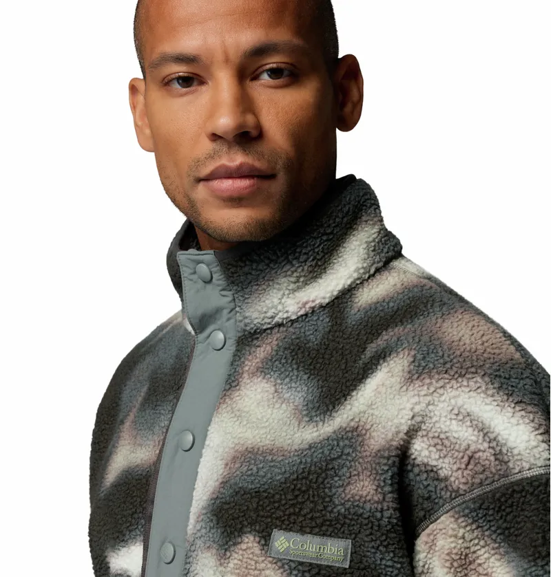 Columbia Helvetia II Printed Half Snap Fleece - Sedona Sage Dyeflow-4