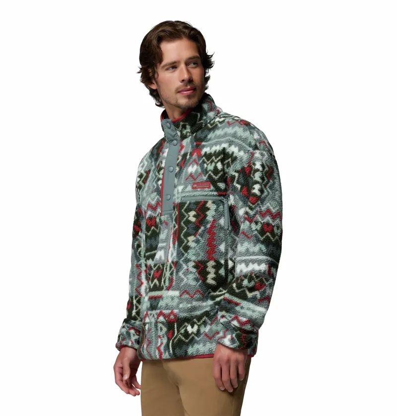 Columbia Helvetia II Printed Half Snap Fleece - Sedona Sage Geomix-1