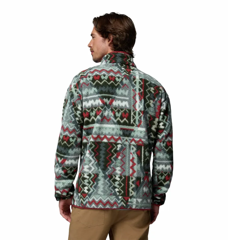 Columbia Helvetia II Printed Half Snap Fleece - Sedona Sage Geomix-2