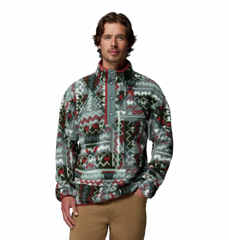 Columbia Helvetia II Printed Half Snap Fleece - Sedona Sage Geomix