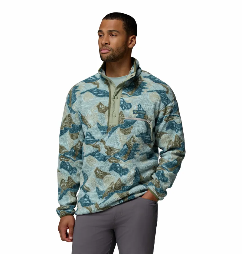 Columbia Helvetia II Printed Half Snap Fleece - Safari/Sunscapes-1