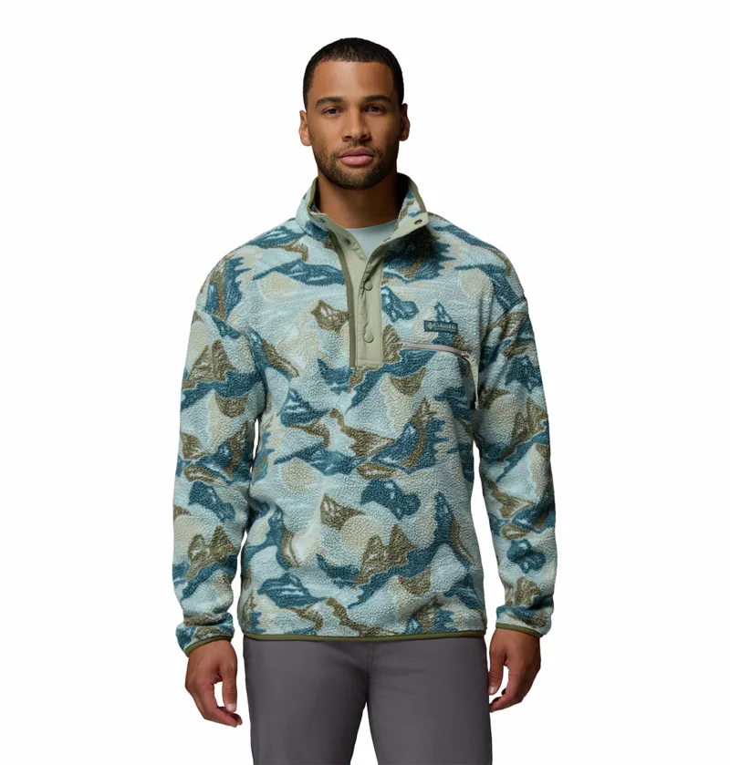 Columbia Helvetia II Printed Half Snap Fleece - Safari/Sunscapes