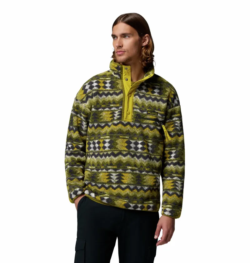 Columbia Helvetia II Printed Half Snap Fleece - Mossy Green/Retrotree