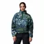 Columbia Women's Helvetia II Cropped Sherpa Half Snap Printed Fleece - Everblue Sisters/Rain Forest