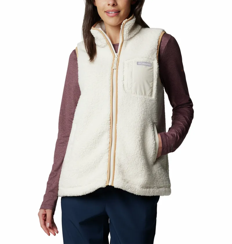 Columbia Women's West Bend II Sherpa Fleece Gilet - Chalk
