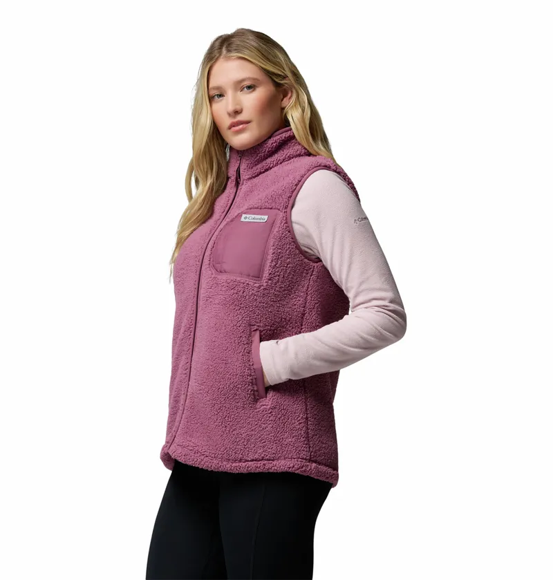 Columbia Women's West Bend II Sherpa Fleece Gilet - Antique Mauve-1