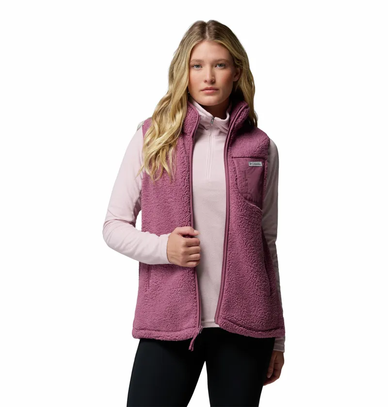 Columbia Women's West Bend II Sherpa Fleece Gilet - Antique Mauve-2
