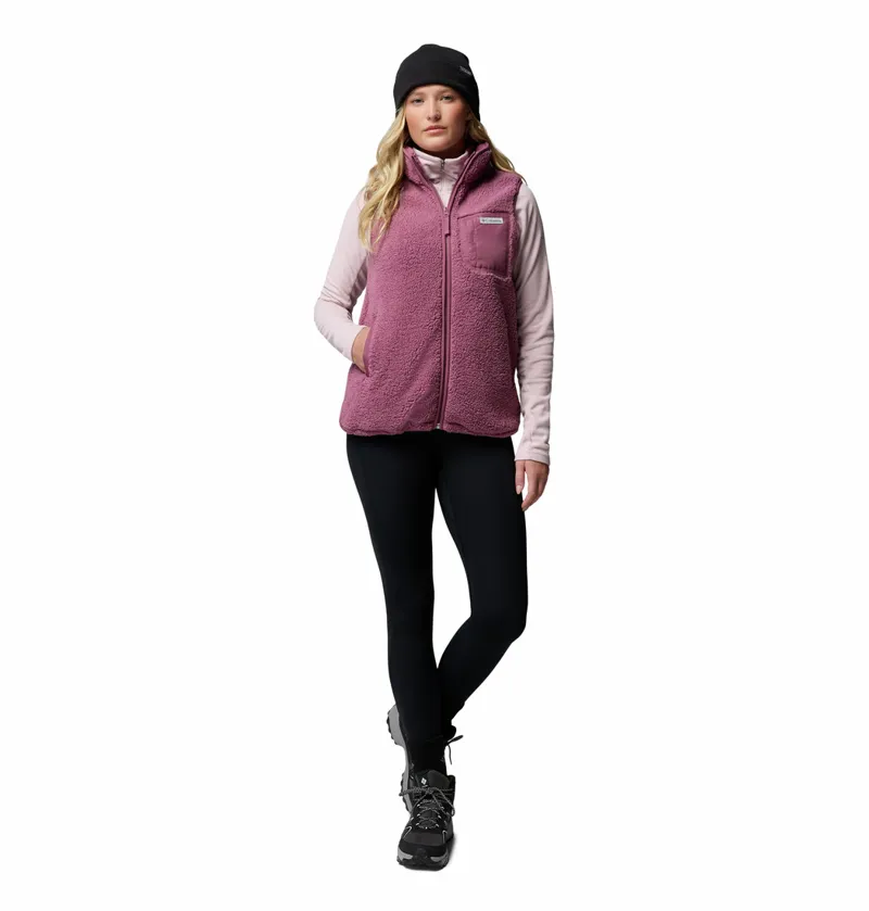 Columbia Women's West Bend II Sherpa Fleece Gilet - Antique Mauve-4