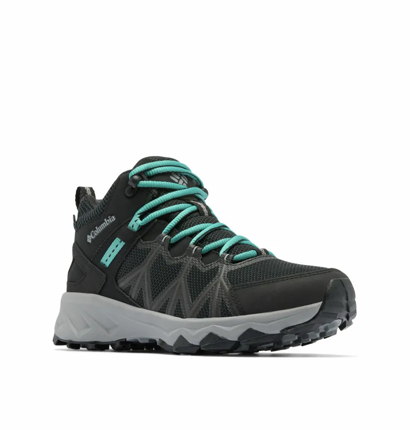 Columbia Women's PeakFreak II Mid Outdry Waterproof Boot - Black/Teal