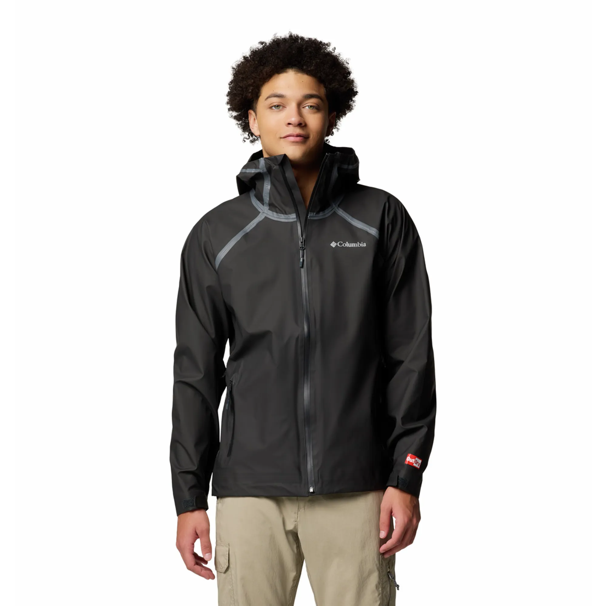 Columbia Men's Reign No Shine Waterproof Jacket - Black