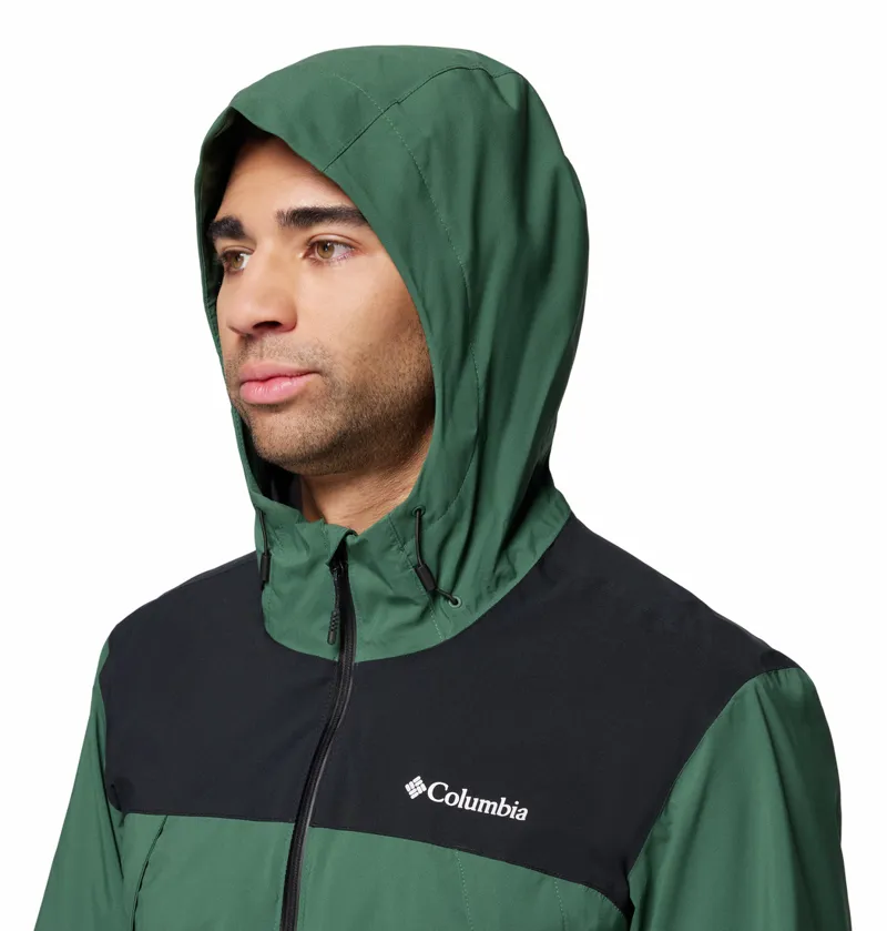 Columbia Men's Boulder Falls Waterproof Jacket - Rain Forest/Black-3