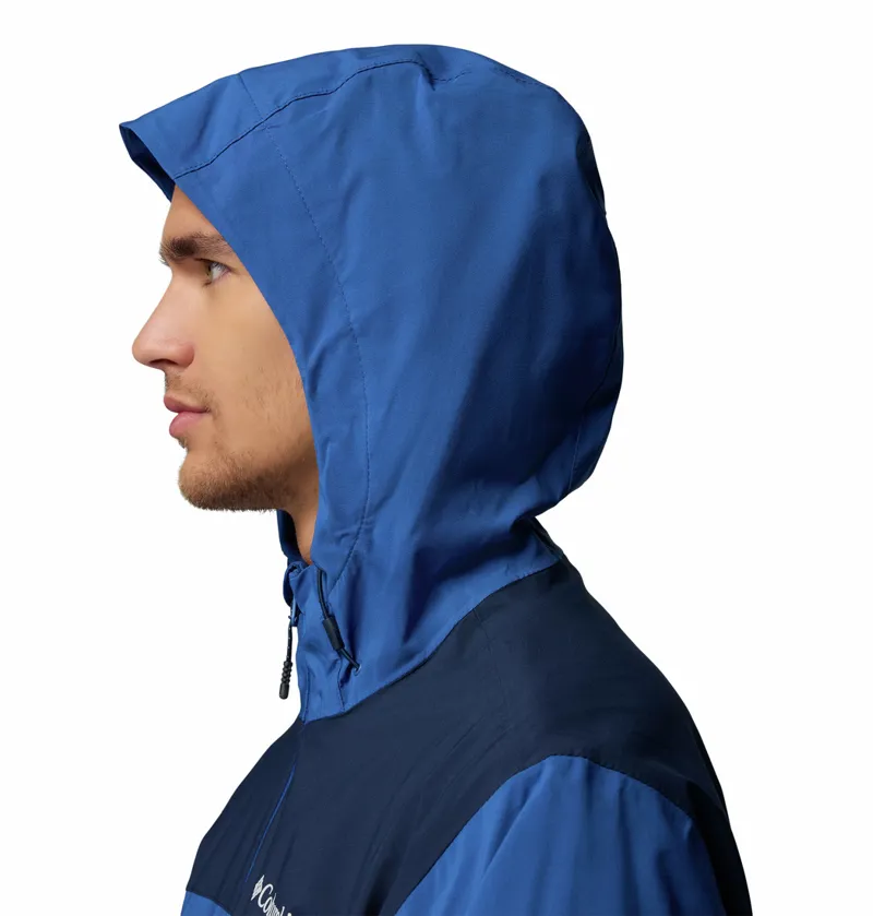 Columbia Men's Boulder Falls Waterproof Jacket - Mountain Blue/Collegiate Navy-4