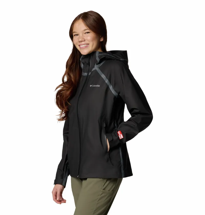Columbia Women's Reign No Shine Waterproof Jacket - Black-1