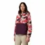 Columbia Women's Spire Valley Printed Hooded Windbreaker - Washed Red Ikatbloom Print/Moonvista