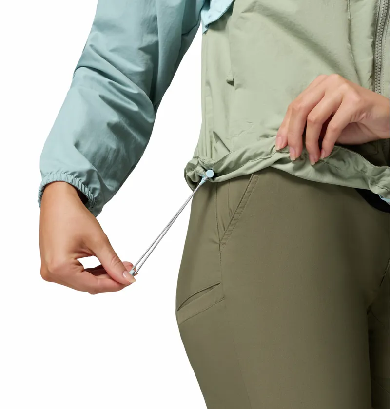 Columbia Women's Women's Spire Valley Hooded Windbreaker - Safari/Marine Light/Crushed Blue-4