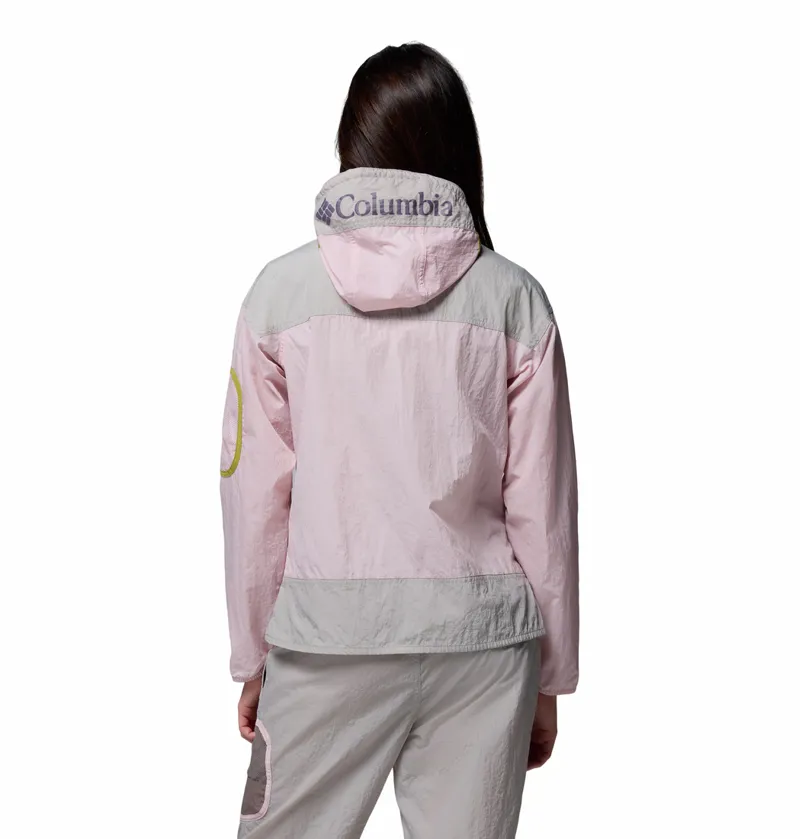 Columbia Women's Challenger II Windbreaker - Pink Agate/Flint Grey-2