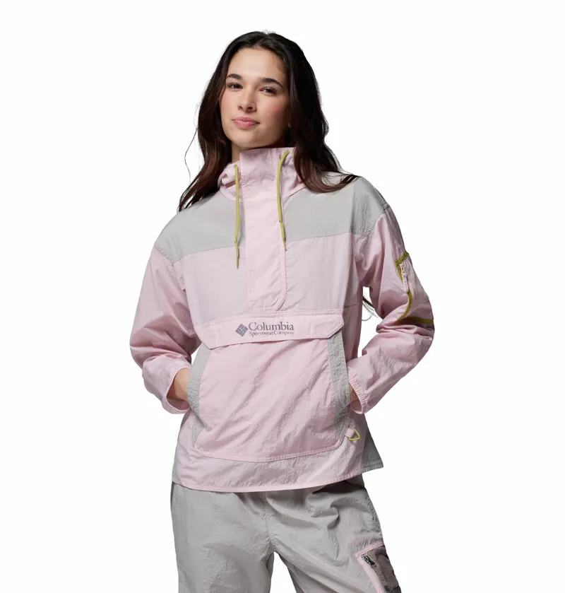 Columbia Women's Challenger II Windbreaker - Pink Agate/Flint Grey