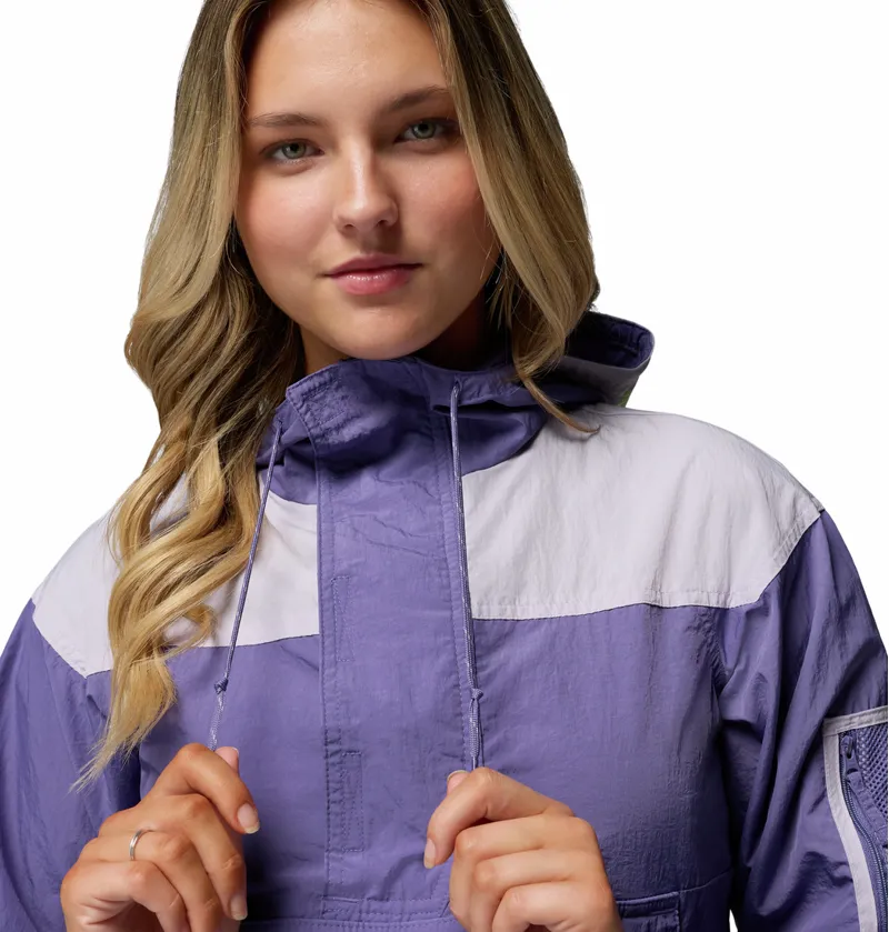 Columbia Women's Challenger II Windbreaker - Stormwatch/Lavender Pearl-7
