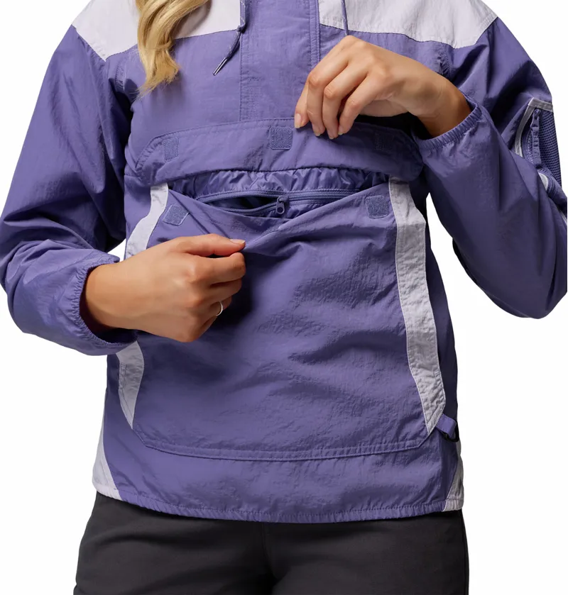 Columbia Women's Challenger II Windbreaker - Stormwatch/Lavender Pearl-4
