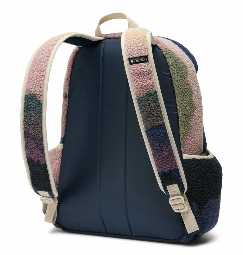 Columbia Helvetia ll 14L Sherpa Print Fleece Backpack - Collegiate Navy Dolomites-1