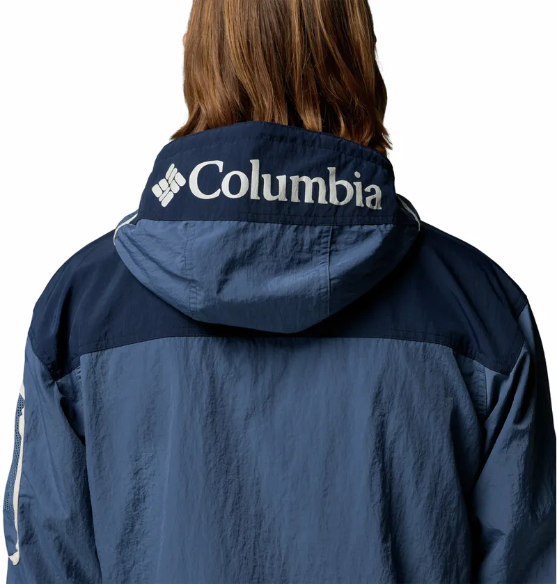 Columbia Men's Challenger Windbreaker Anorak - Dark Mountain/Collegiate Navy-4