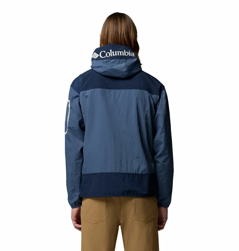 Columbia Men's Challenger Windbreaker Anorak - Dark Mountain/Collegiate Navy-2