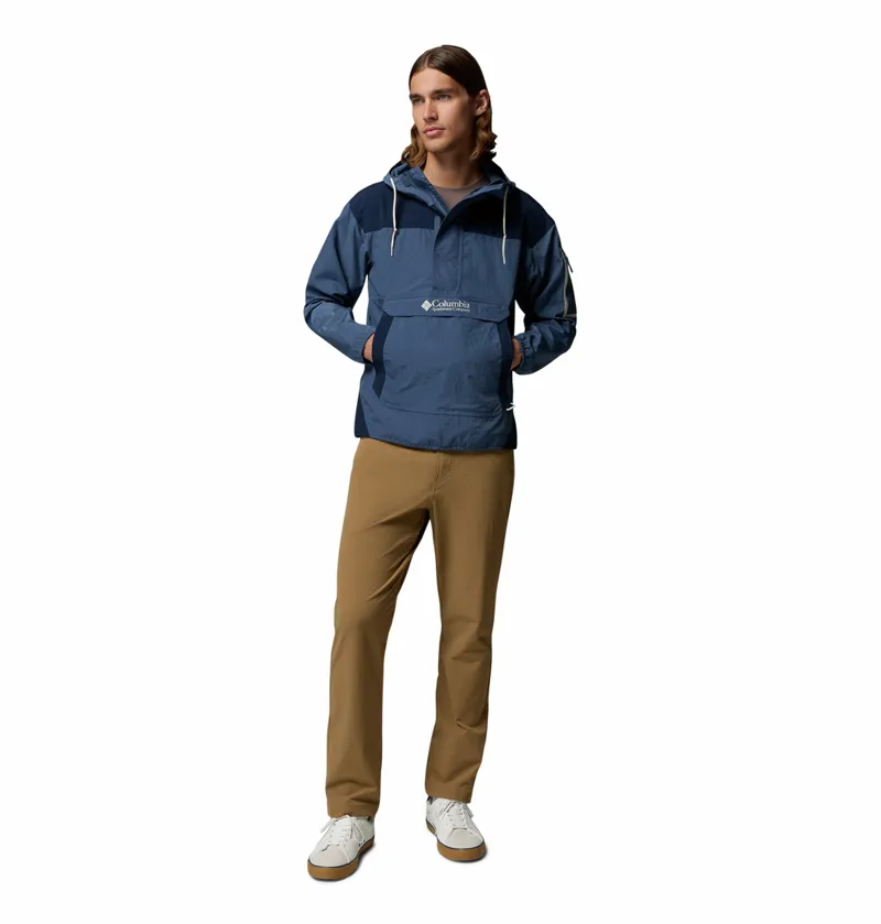 Columbia Men's Challenger Windbreaker Anorak - Dark Mountain/Collegiate Navy-3