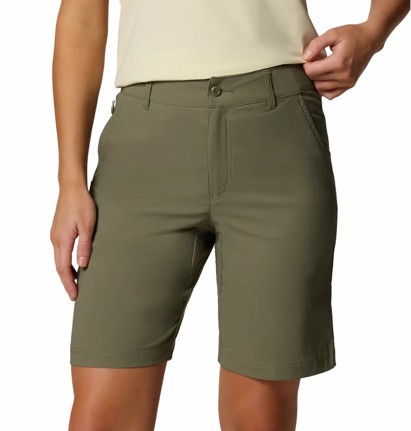 Columbia Women's  Leslie Falls Long Short - Stone Green