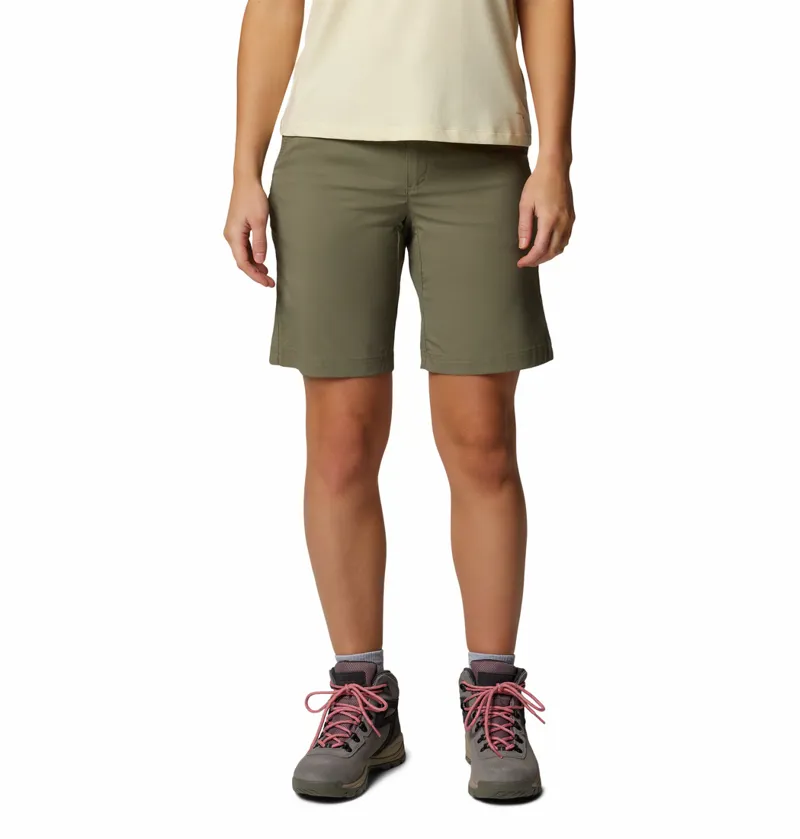 Columbia Women's  Leslie Falls Long Short - Stone Green-3