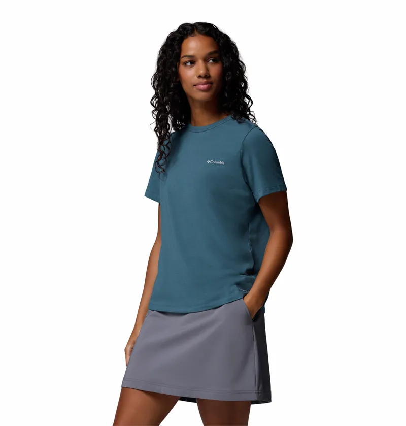 Columbia Women's Sun Trek II Technical T-Shirt - Everblue-2