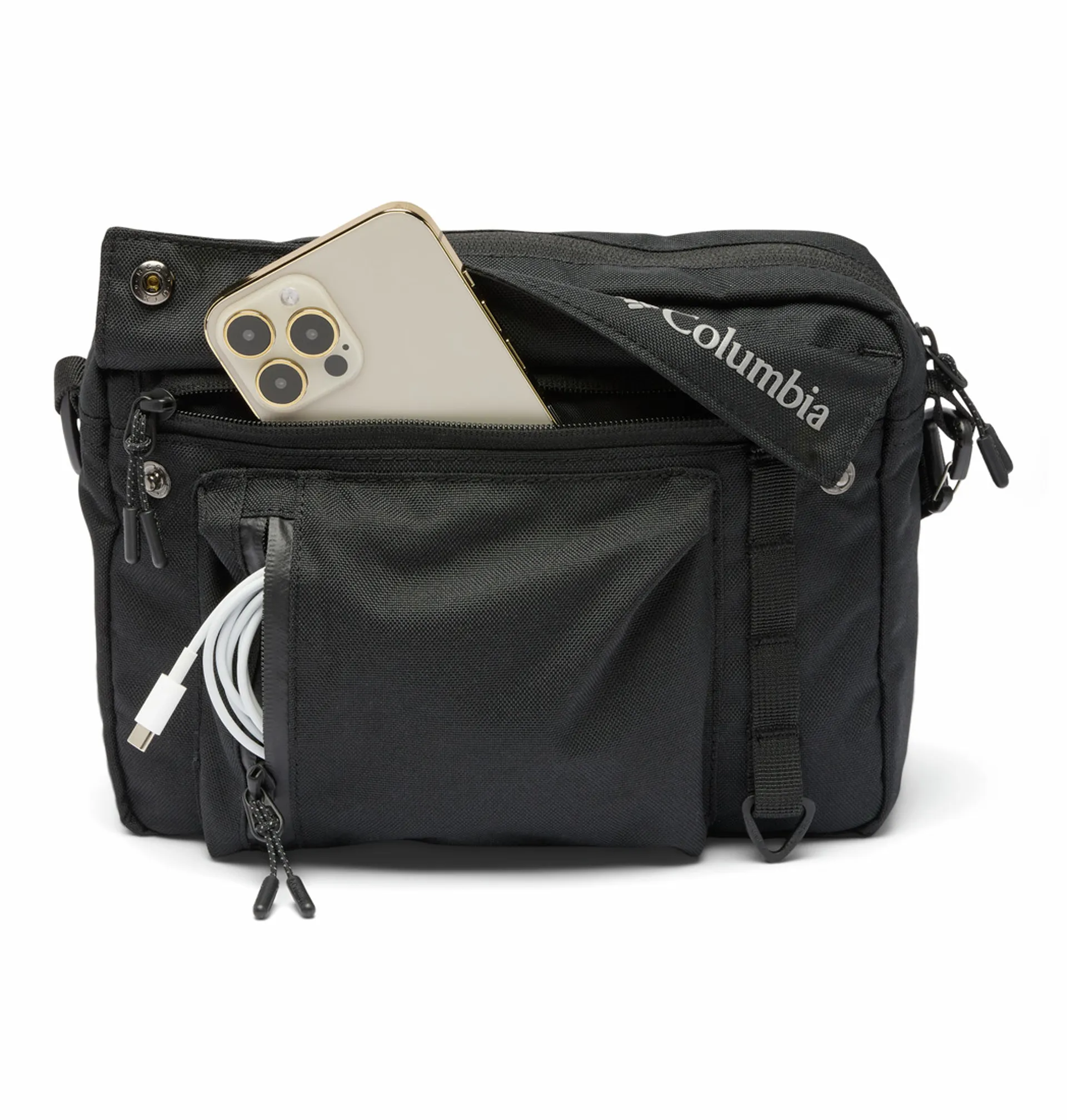 Columbia Street Transit Side Bag - Black