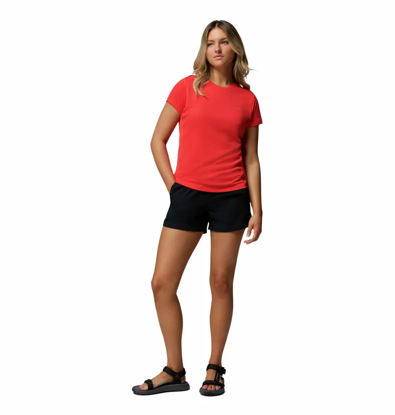 Columbia Women's Zero Rules Light Technical T-Shirt - Poppy Red-3