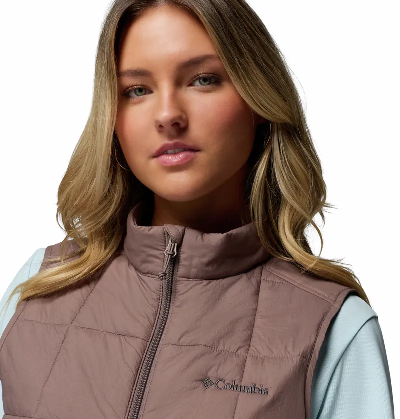 Columbia Women's Sienna Hill Packable Quilted Gilet - Iron-5