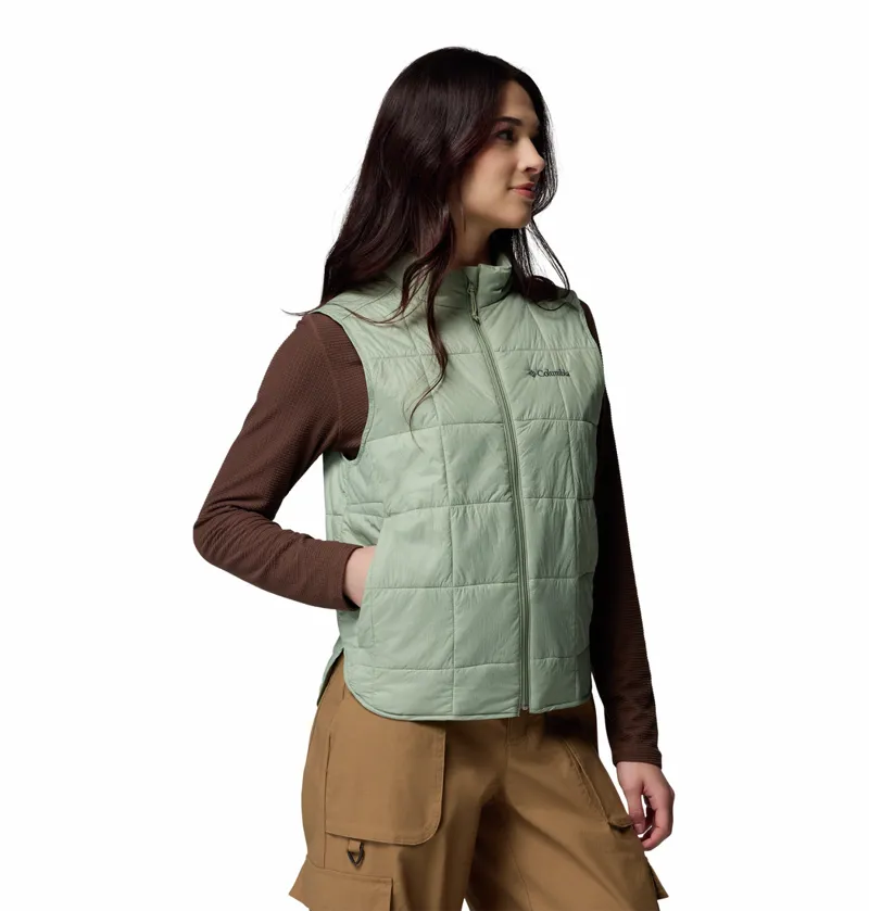 Columbia Women's Sienna Hill Packable Quilted Gilet - Safari-1