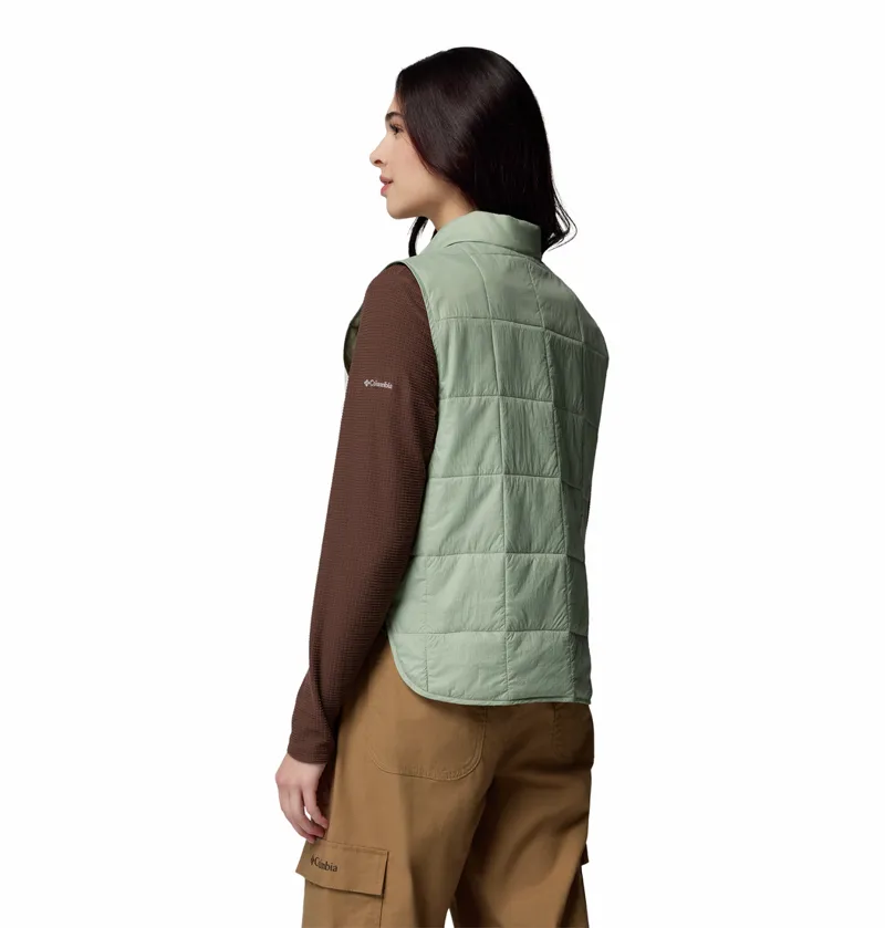 Columbia Women's Sienna Hill Packable Quilted Gilet - Safari-3