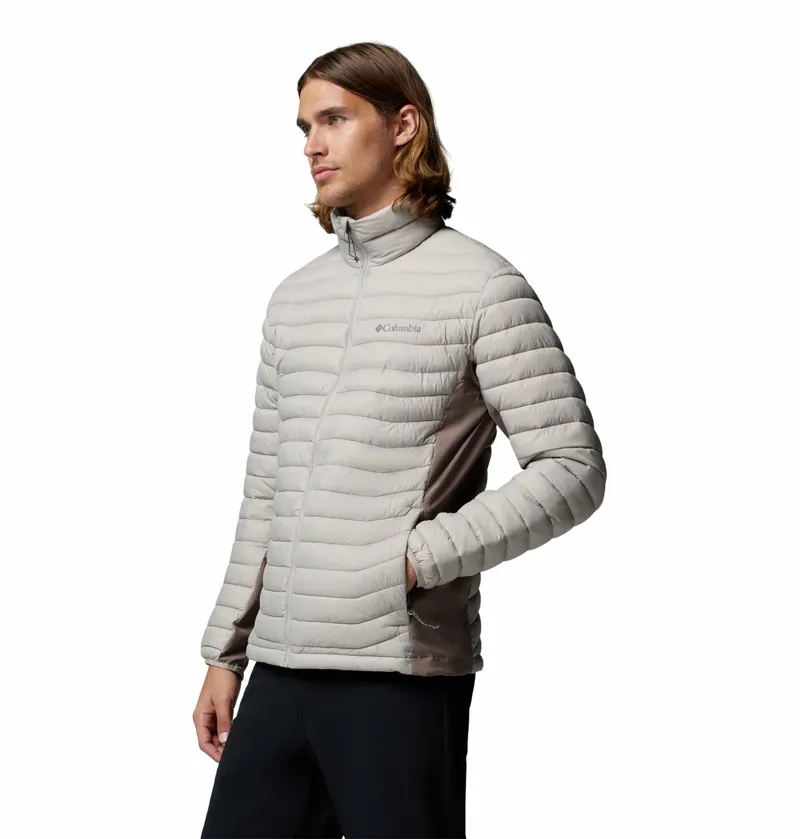 Columbia Men's Powder Pass Hybrid Insulated Jacket - Flint Grey/Iron-2