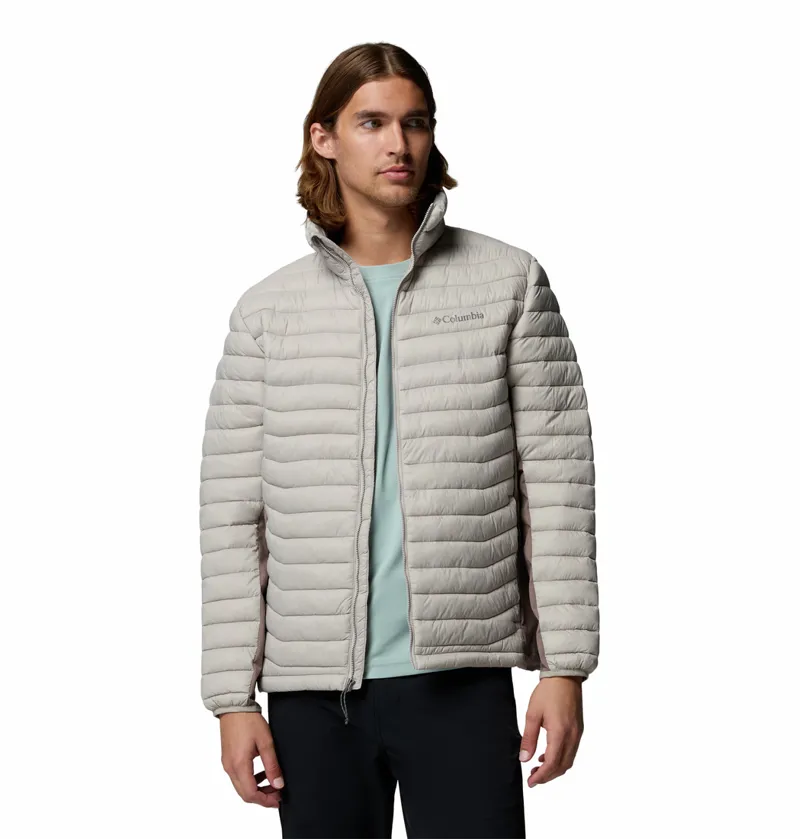 Columbia Men's Powder Pass Hybrid Insulated Jacket - Flint Grey/Iron-1
