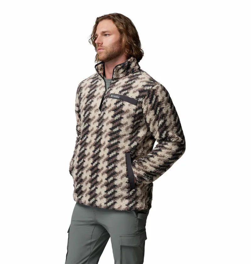 Columbia Rugged Ridge High Pile Half Zip - Dark Stone Twill-1