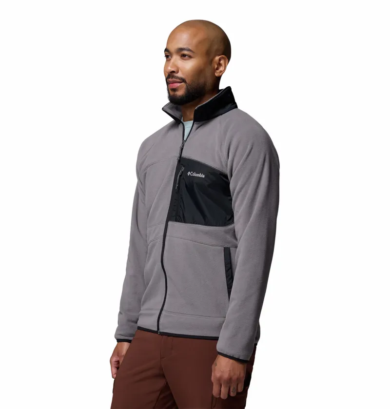 Columbia Men's Fast Trek Overlay Fleece Jacket - City Grey-1